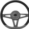 Billet Specialties Steering Wheel 14in D- Shape Victory Gunmetal
