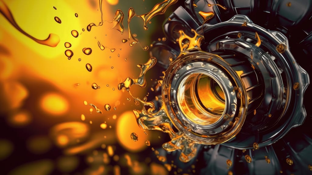 lubricate motor oil and gears