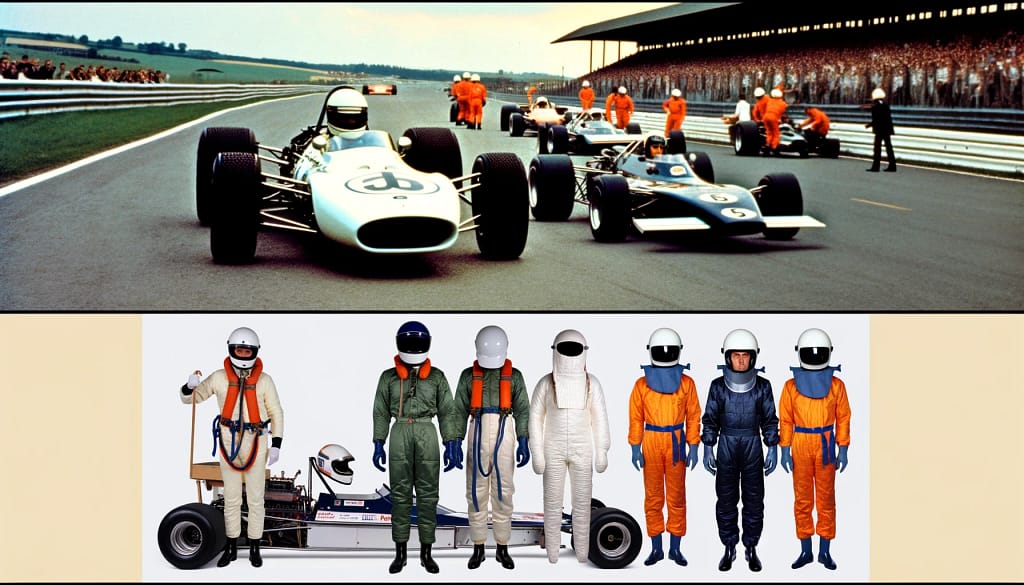 Vintage racing cars and drivers 
