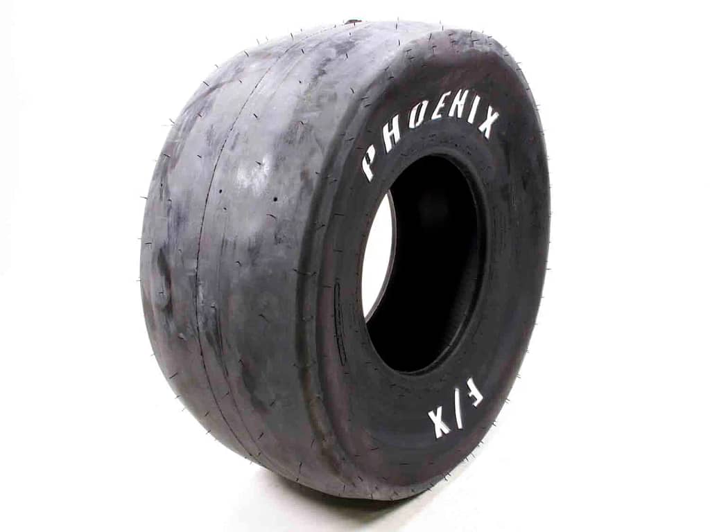 Black Phoenix racing car tire