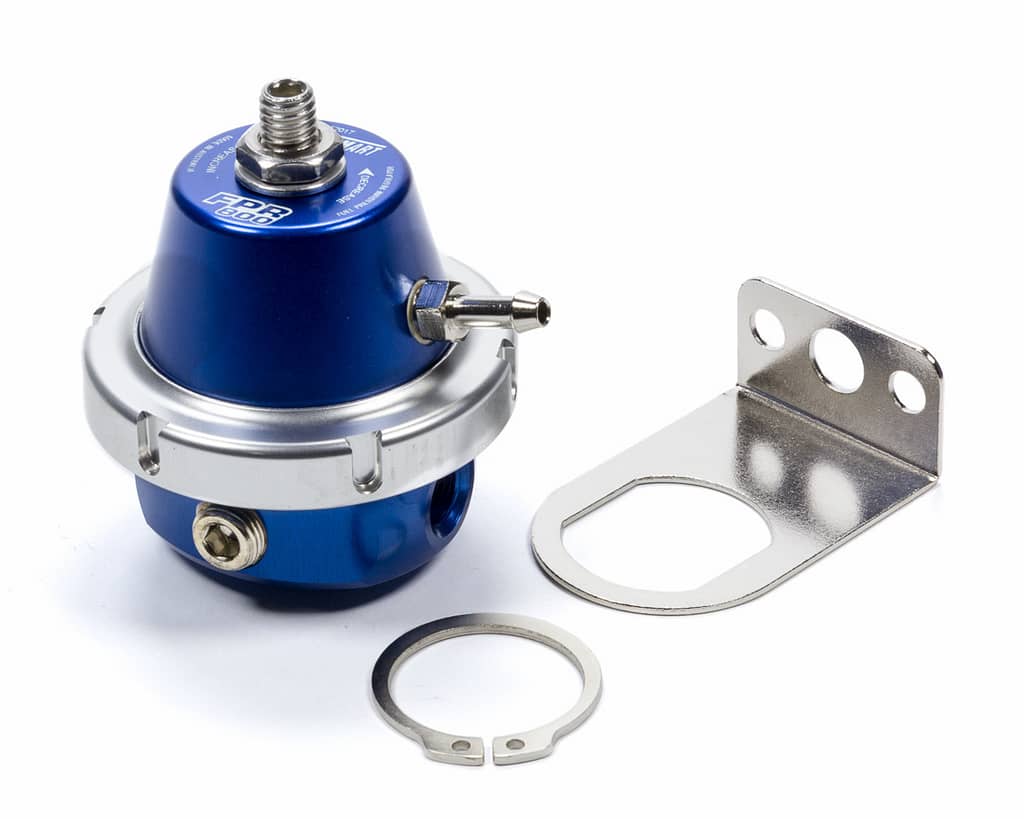 fuel pressure regulator 1 8 npt 30 90 psi blue
