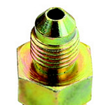 3/8-24 to #4 Stl Invertd Male Flare Adapter