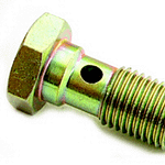 Steel 3/8in-24 Banjo Bolt .709in Long - DISCONTINUED