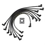 8mm HEI Corrected Cap Plug Wire Set Black - DISCONTINUED