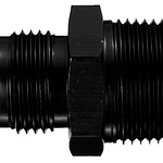#16 to 3/4in Pipe Alum Adapter Black