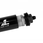 6an Inline Fuel Filter 40 Micron 2in OD Black