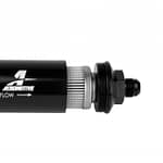 8an Inline Fuel Filter 100 Micron 2in OD Black