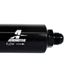 10an Inline Fuel Filter 40 Micron 2in OD Black