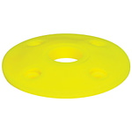 Scuff Plate Plastic Fluorescent Yellow 25pk - DISCONTINUED