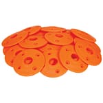 Scuff Plate Plastic Fluorescent Orange 25pk - DISCONTINUED