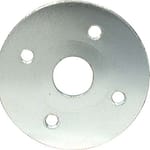 Scuff Plates Aluminum 3/8in Hole 10pk