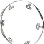 Wheel Ring Flat Style Alum 6 Fastener Q-Turn - DISCONTINUED