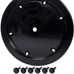 Universal Wheel Cover Black 6 Hole Bolt-on - DISCONTINUED