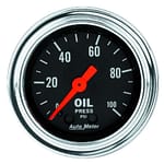 0-100 Oil Pressure Gauge