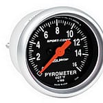 2-1/16in S/C EGT Pyrometer 0-1600