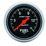 Sport Comp 2 1/16in Fuel 0-15 PSI Elec.