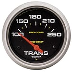 2-5/8in Pro-Comp Trans. Temp Gauge 100-250
