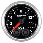 2-1/16 E/S Pyrometer/EGT Gauge - 0-1600F