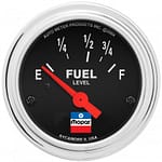 2-1/16 Fuel Level Gauge Mopar Logo Series