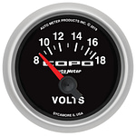 2-1/16 COPO Voltmeter Gauge 8-18 Volts