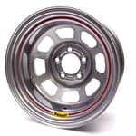 Wheel 14x7 D-Hole 5x 4.5in 3.75in BS Silver