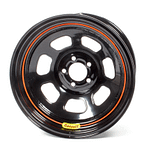 Wheel 15x7 5x100mm D- Hole 3in BS Black
