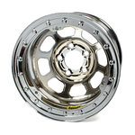 15x8 B/L Chrome Wheel 4.75BC 3in BS