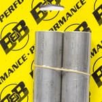 Aluminum 4in V/C Breather Tube Kit (Pair)