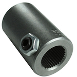 Steering Coupler Steel 3/4-30 X 3/4 Smooth Bore