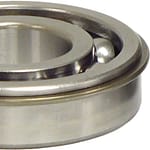 Bearing with clip