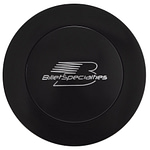 Horn Button Large Black Billet Specialties Logo