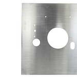 Chevy Aluminum Mid-Plate - 1/4in Thick