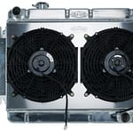 66-67 Chevelle Radiator & Dual 12in Fan Kit MT