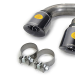 Exhaust Tip Kit - Two 4. 0in Black PVD - DISCONTINUED