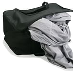 Zippered Tote Bag Large Black