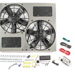 PWM Dual RAD Fan/ Aluminum Shroud Assembly