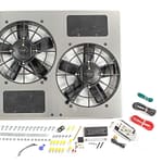 PWM Dual RAD Fan/ Aluminum Shroud Assembly - DISCONTINUED