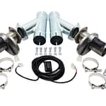 2.5in Exhaust Cutout Kit Electric (pair)
