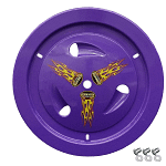 Wheel Cover Dzus-On Purple Real Style