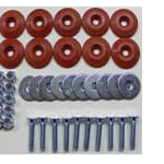 Body Bolt Kit Red 10 Pack - DISCONTINUED