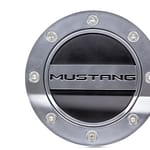 Fuel Door GT Blk/Silver 15-   Mustang