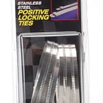 Positive Locking Ties 12mm x 9in  8-pk - DISCONTINUED