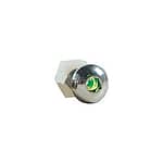Lighted Button Head Bolt Pair Green - DISCONTINUED