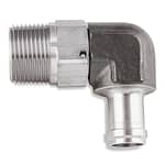 5/8 Male Barb to 3/4 Npt Male Swivel Fitting SS