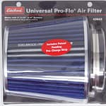 Pro-Flo Air Filter Cone 6.70 Tall Blue/Chrome