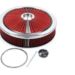 Air Cleaner Kit - 14in Dia. Breathable - Red