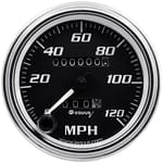 3-3/8 Dia Speedometer 0-120 MPH Chrome Mech