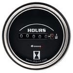 2.0 Dia Hourmeter Gauge Chrome