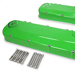 F-Series Valve Cover Set High Gloss Green Finish - DISCONTINUED
