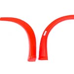 MD3 Wheel Flares Dirt Fluorescent Red Left